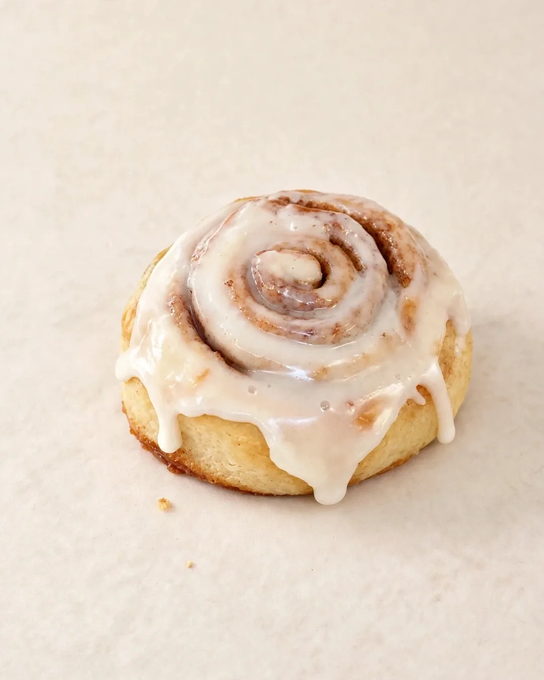 Glazed classic cinnamon rolls